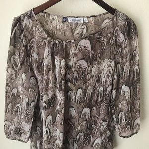 Jennifer Lopez 3/4 length sleeve blouse